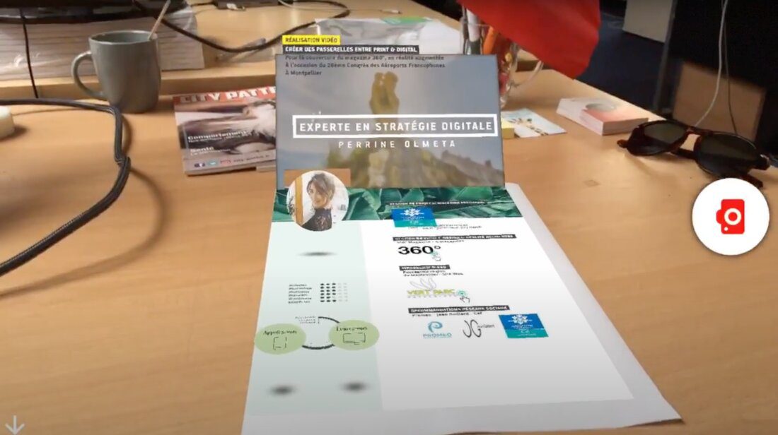 overview of a smartphone screen showing an increased cv